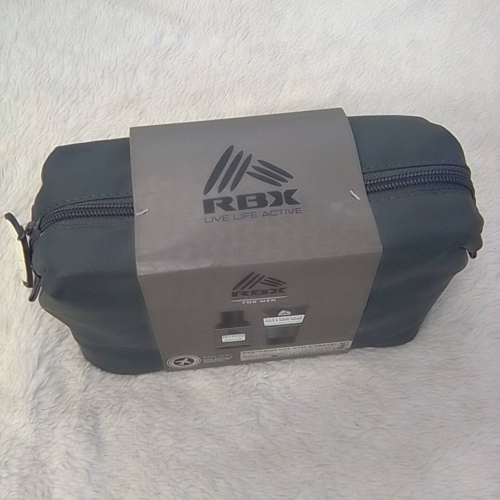 RBX Charcoal Gray Toiletry Bag